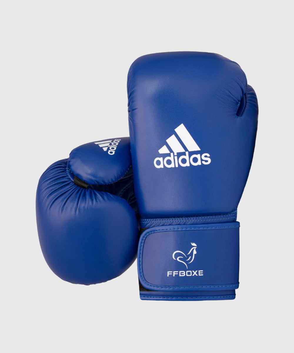 Adidas Amateur FFB Boxing Gloves IBA Approved - Blue