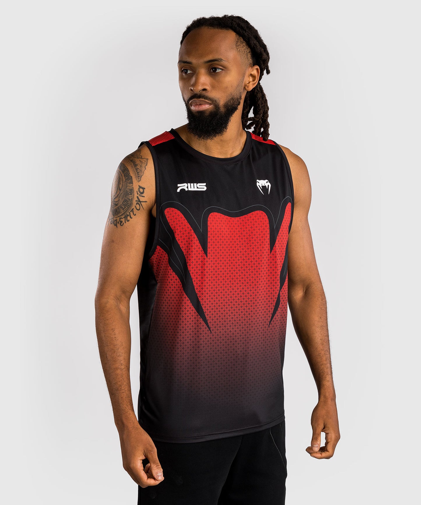 Venum x RWS 2.0 Canotta Dry-Tech da uomo – Nero/Rosso