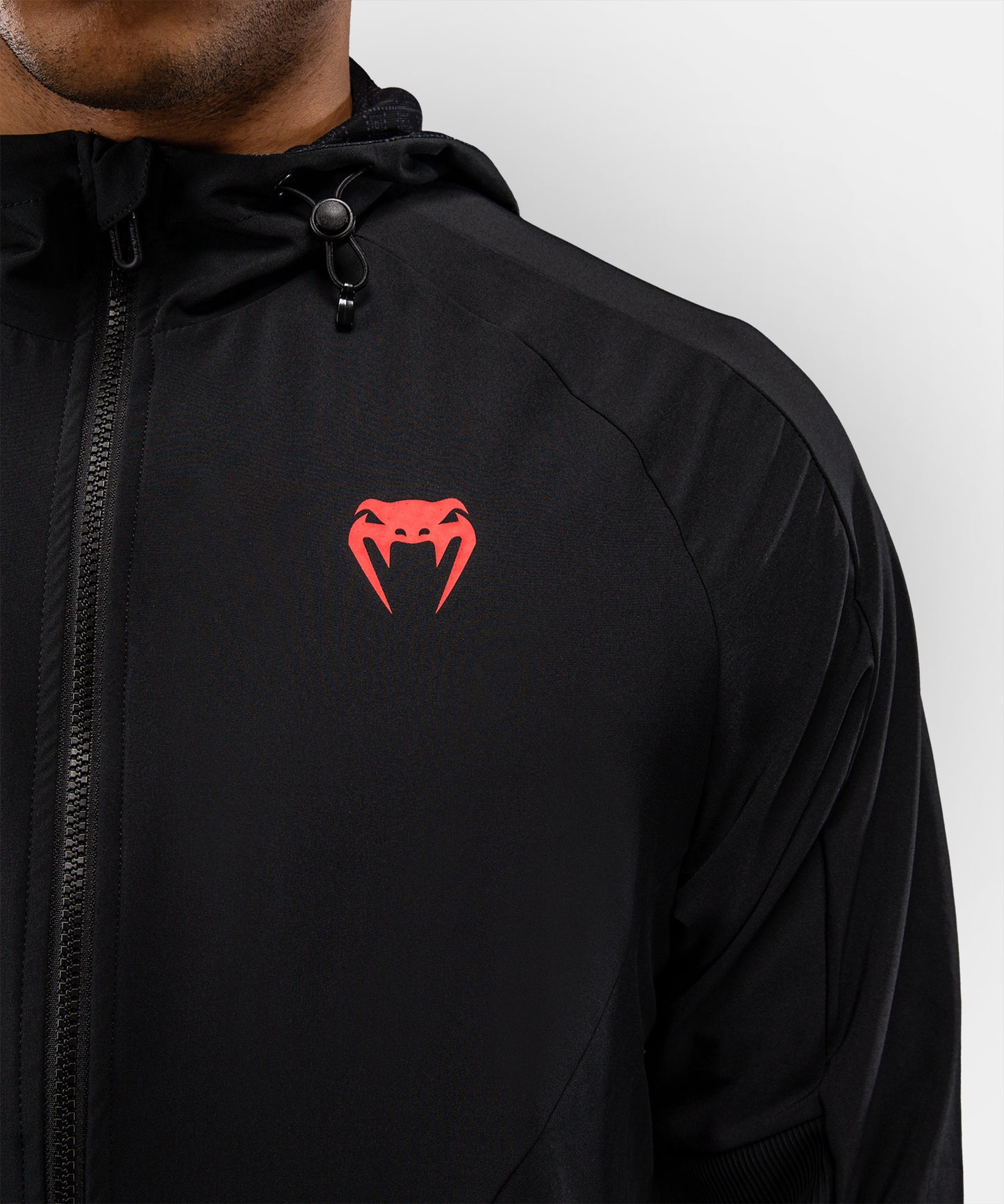 Venum x Roger Gracie Signature Jacke mit Reißverschluss - Schwarz/Rot