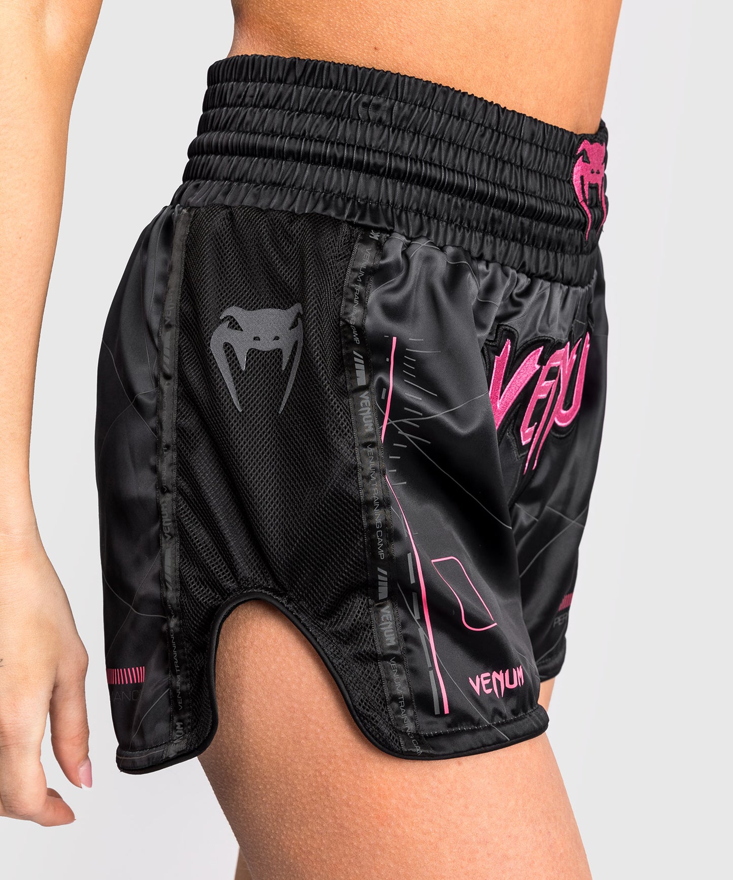 Venum Tactical XT Short de muay thai para mujer - negro/gris tormenta