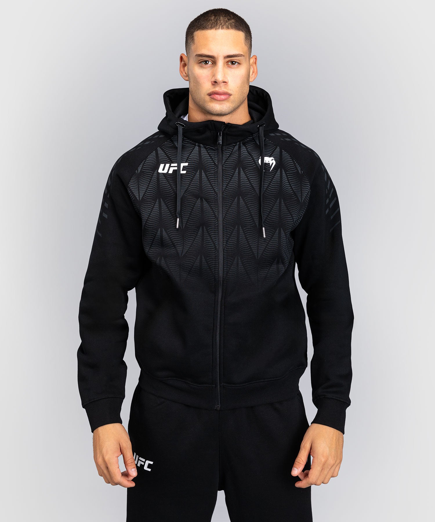 Men's UFC Zenith by Venum Replica Black Zip Hoodie – Dragon Bleu