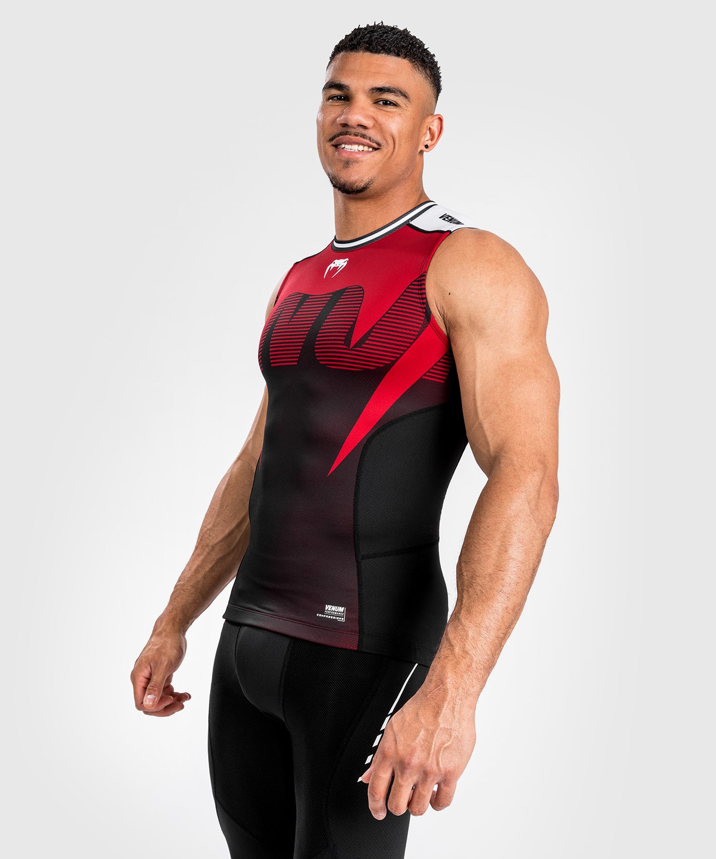 Venum Adrenaline Rashguard Senza Maniche da Uomo - Red