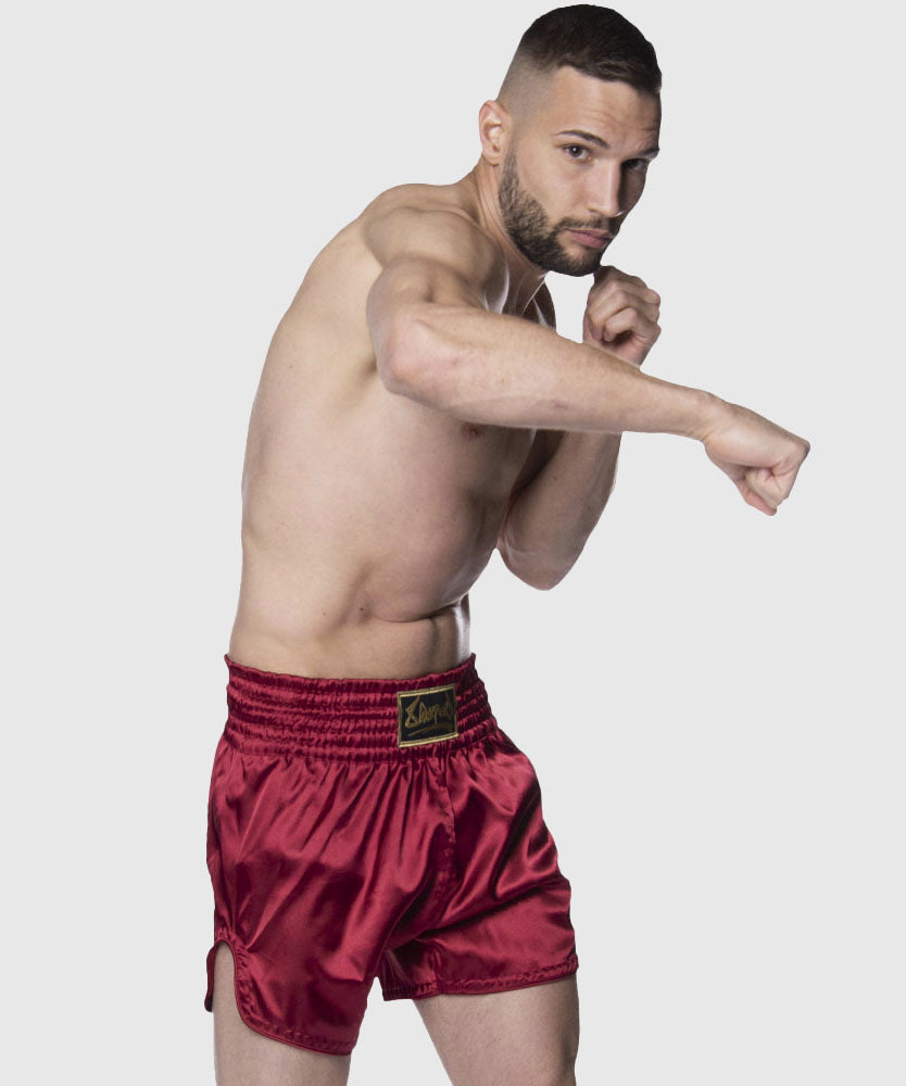 Short de Muay Thai 8 Weapons Strike - Marron/Or