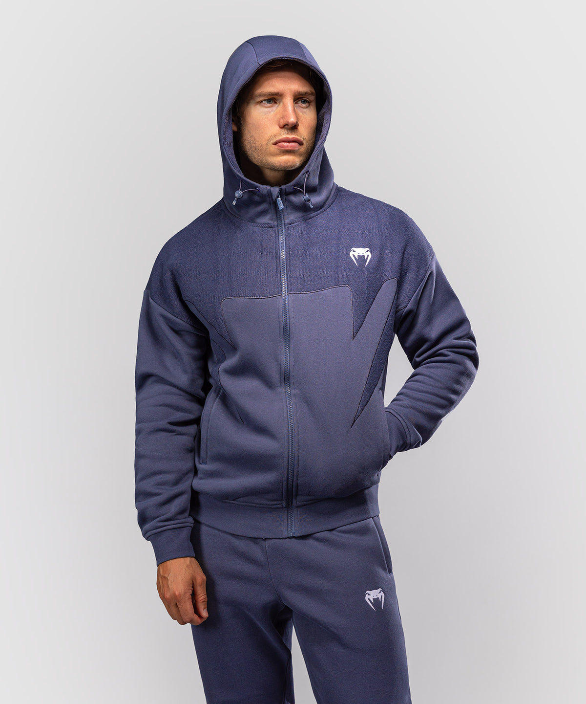 Venum Attack Fleece & Weave Trainingsjacke - Blau