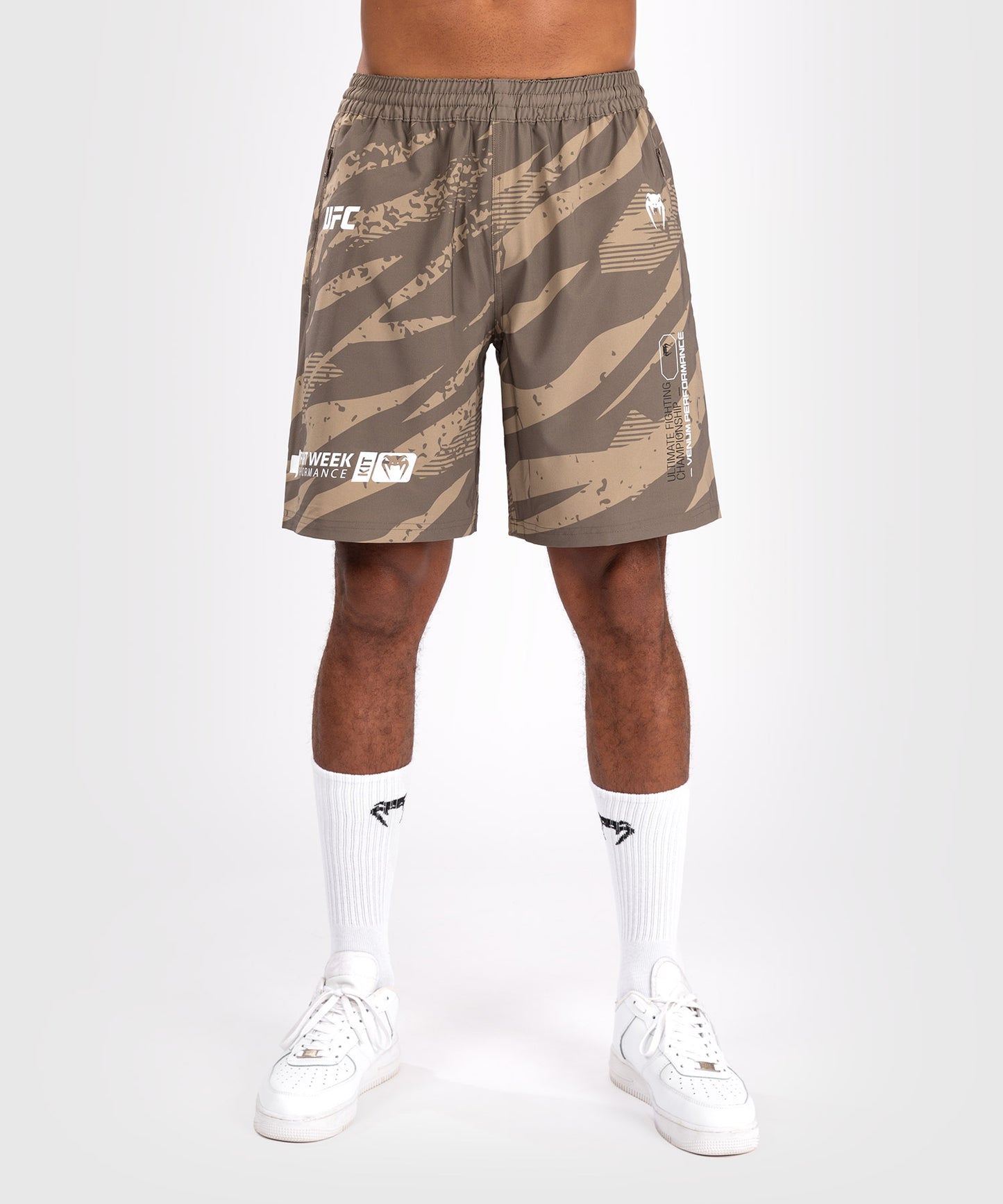 UFC Adrenaline by Venum Fight Week Performance Shorts Für Männer - Desert Camo