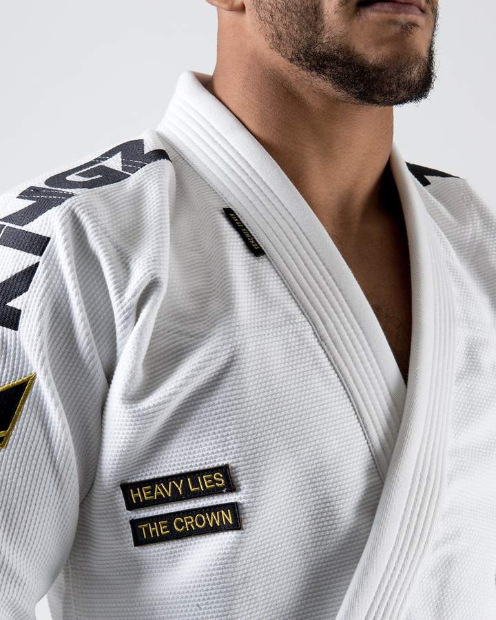 Kimonos de JJB Kingz Comp 450 V6 - Blanc