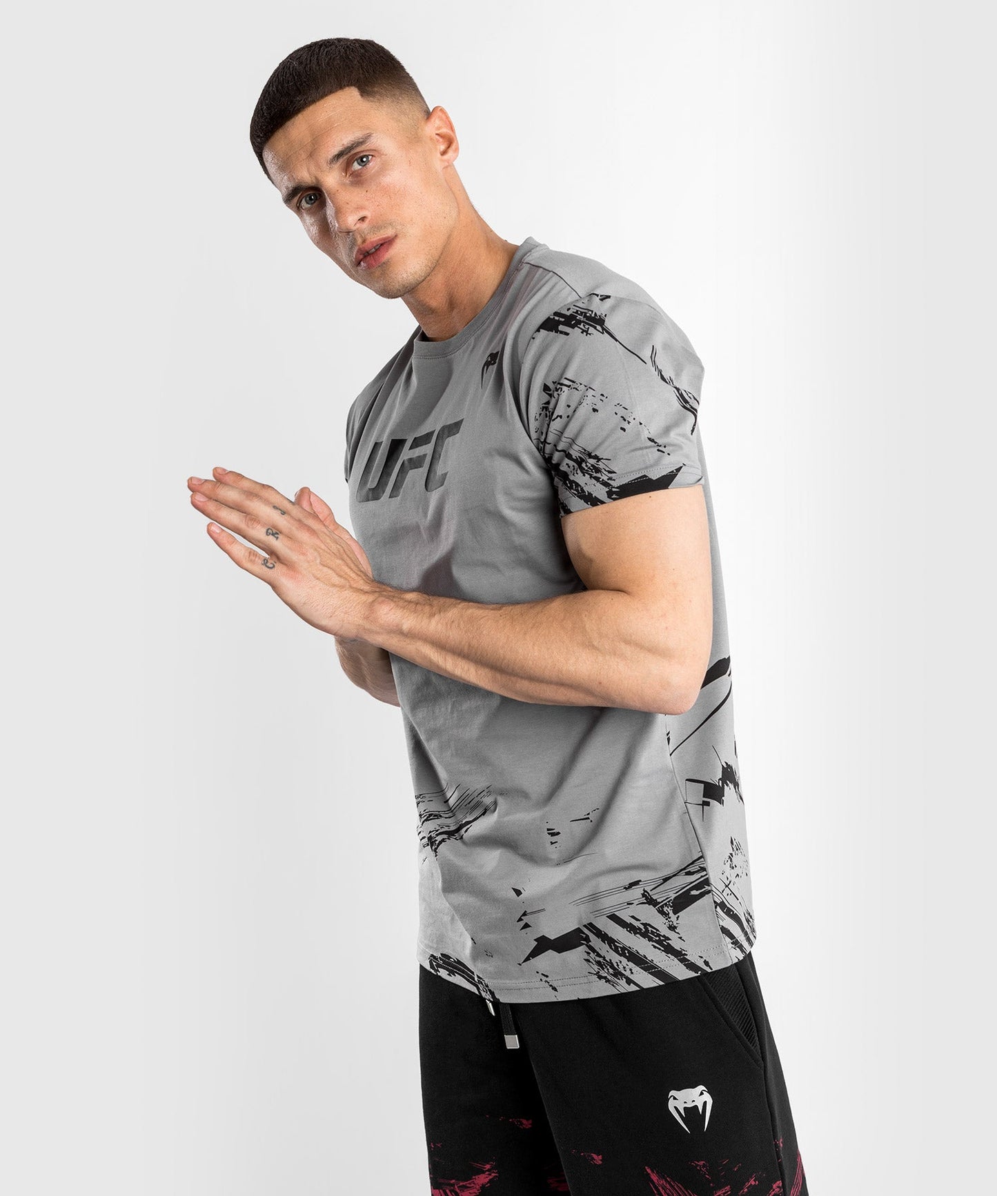 UFC T-Shirt Venum Authentic Fight Week 2.0 - Short Sleeve - Grey