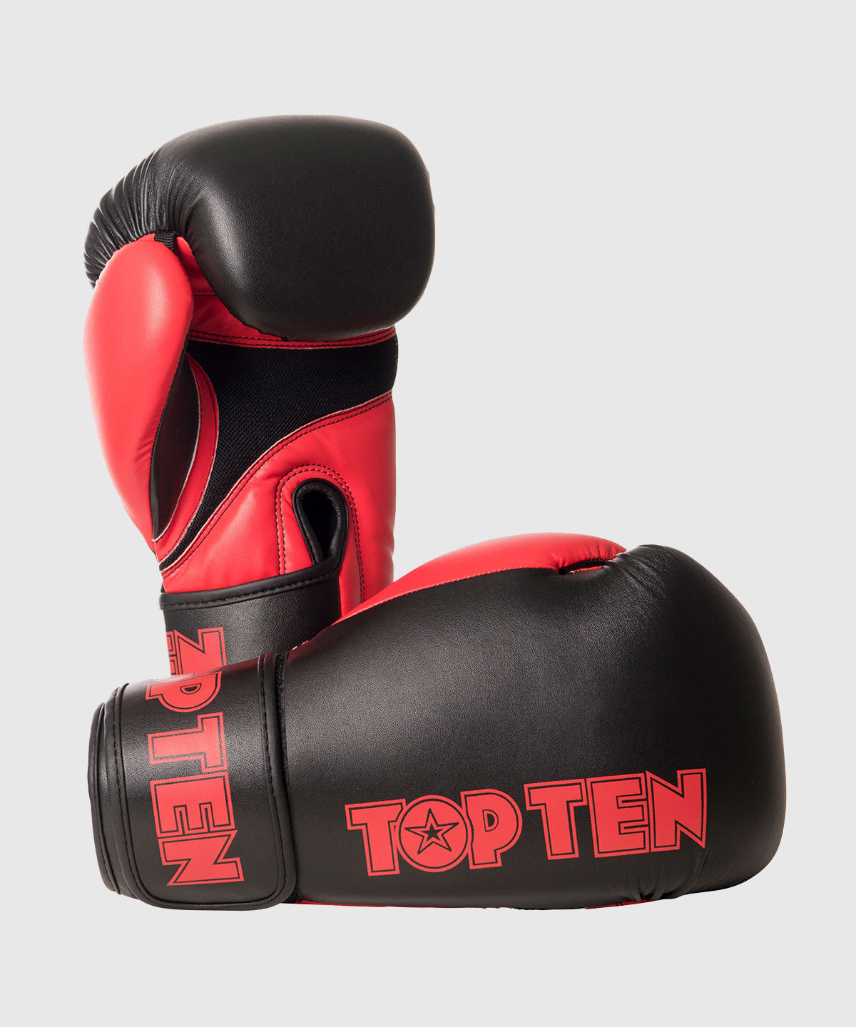 Top Ten XLP Guantes de Boxeo Americana – Negro/Rojo
