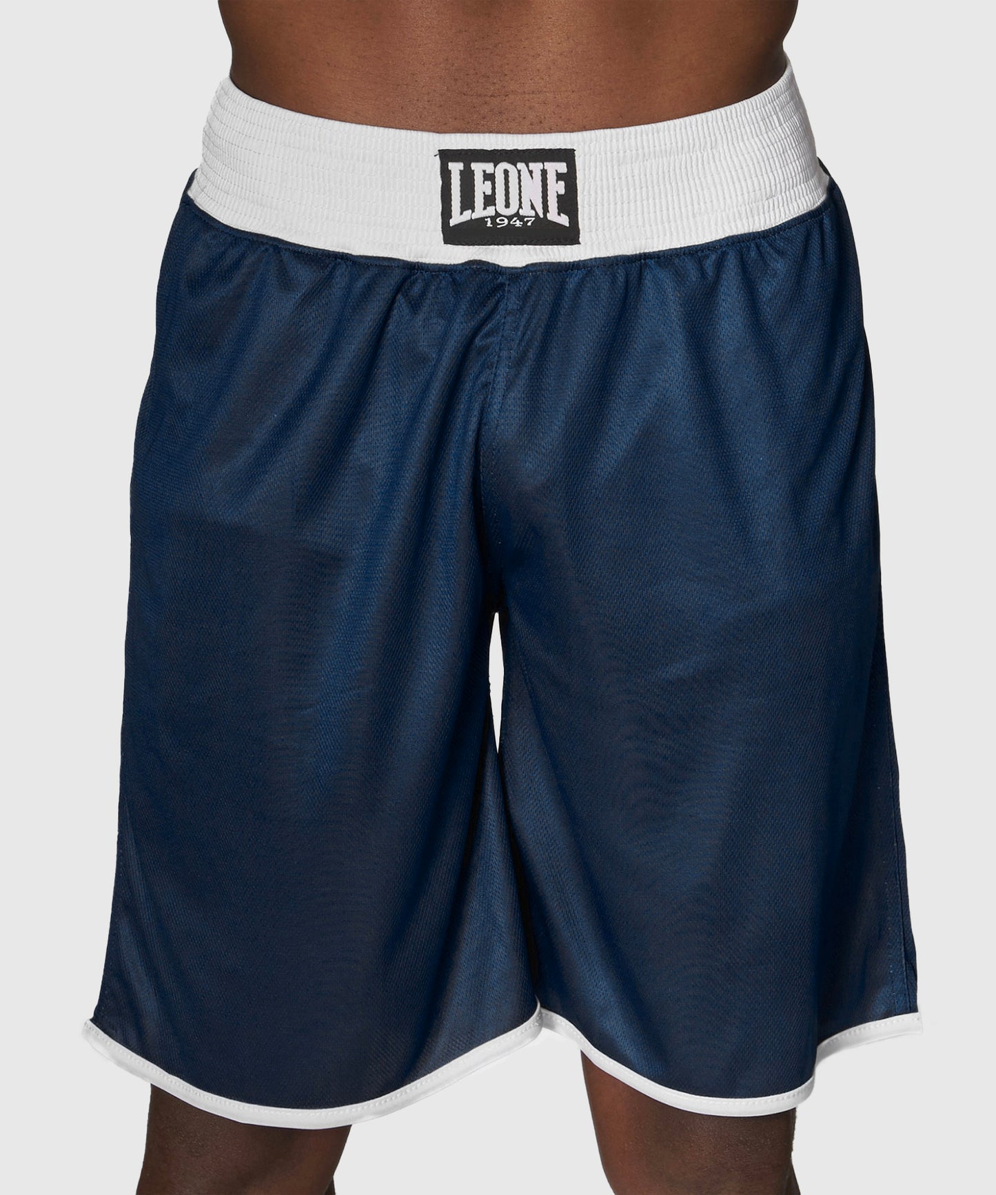 Leone Pantalones Cortos de Boxeo Reversible - Azul/Rojo