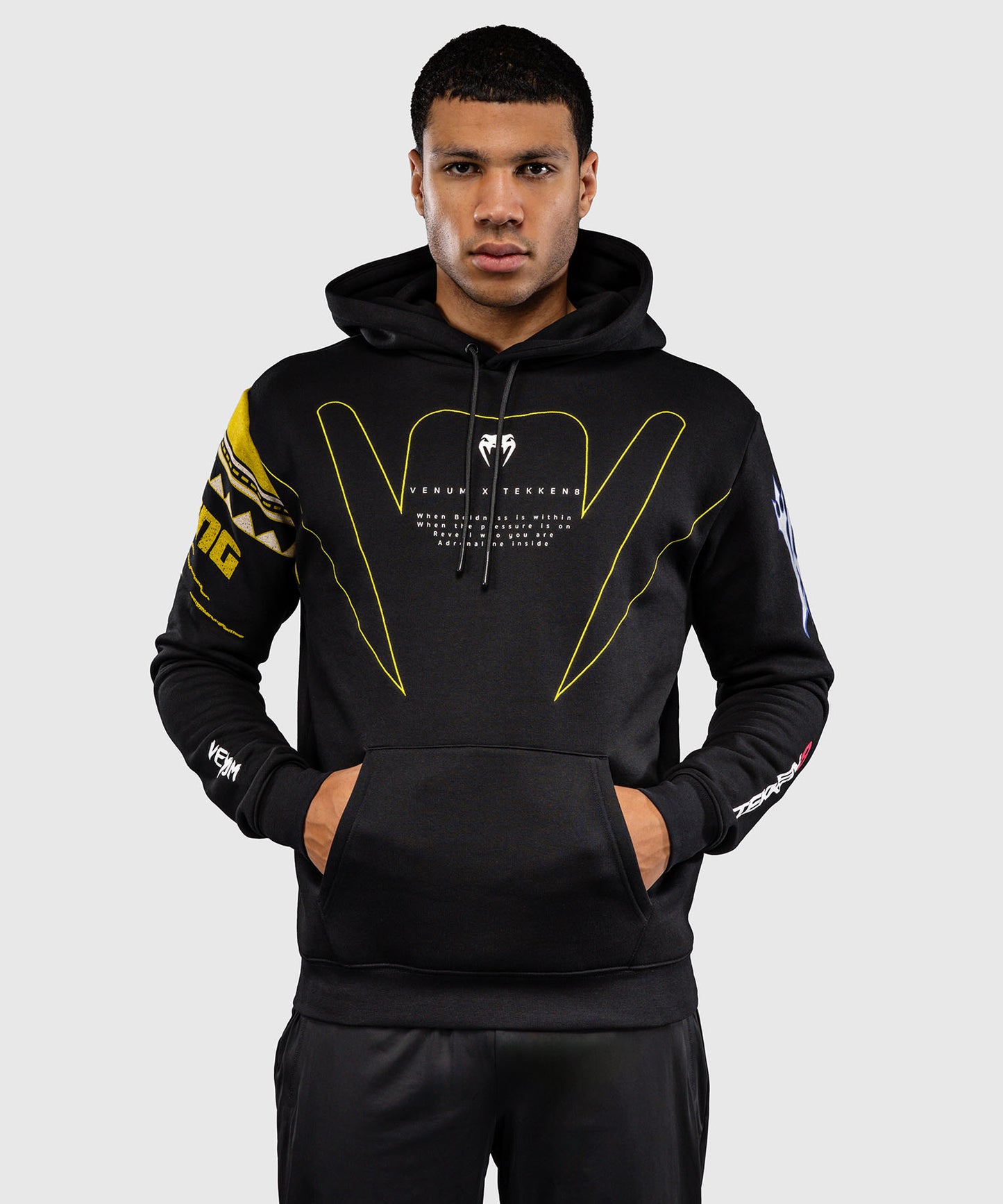 Venum x TEKKEN 8 Pullover Hoodie - King - Black/Yellow
