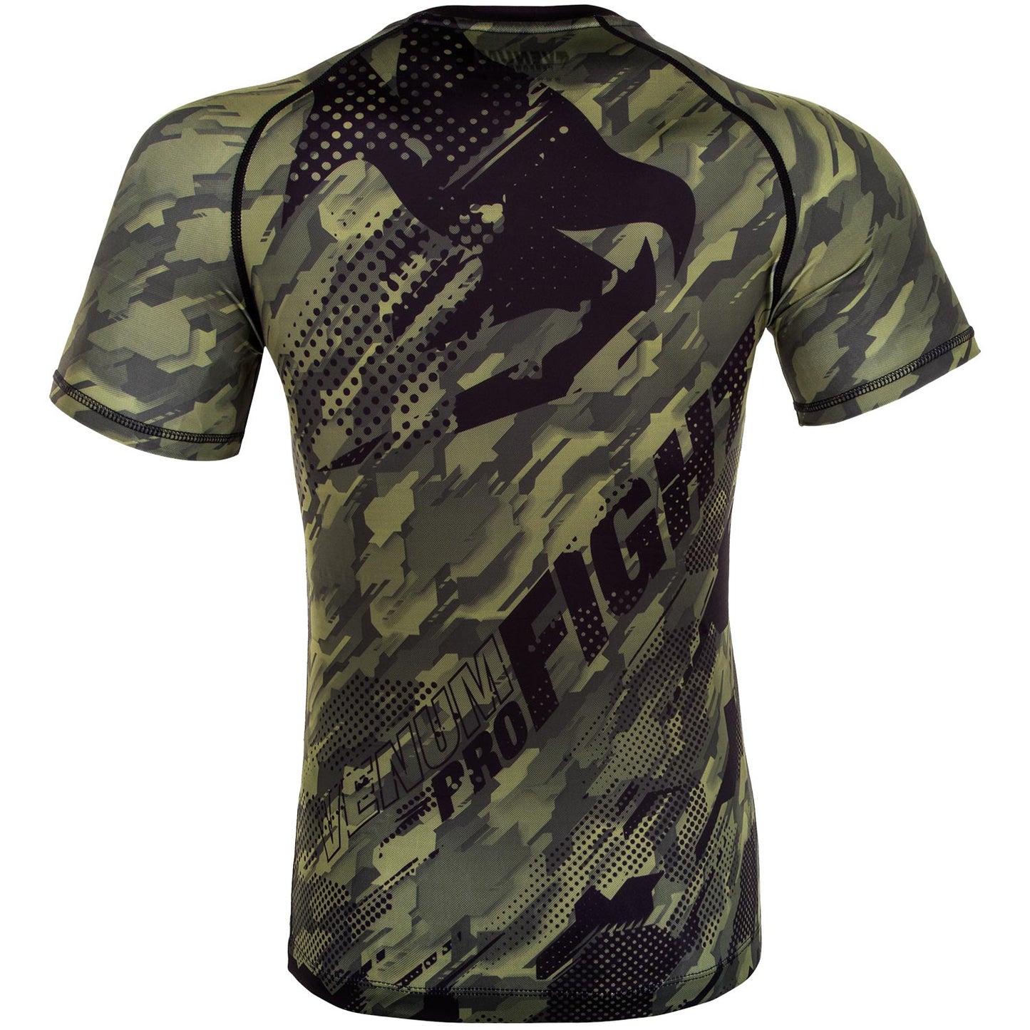 Venum Tecmo Rashguard - Short Sleeves - Khaki