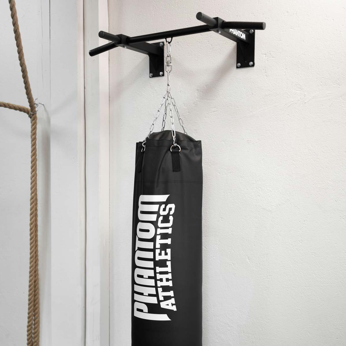 Phantom Athletics Wall Pull-Up Bar – Black