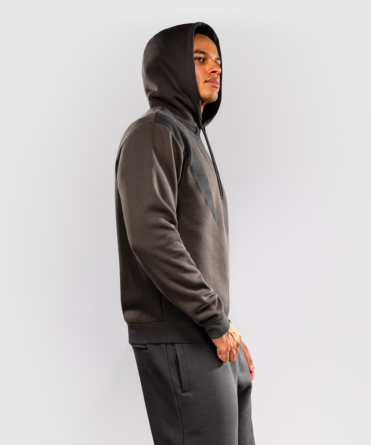 Venum Attack Fleece & Weave Hoodie - Grey