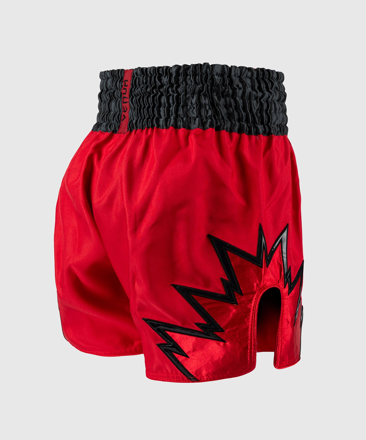 Short de Muay Thai Venum Inferno - Rouge/Gris Charbon/Noir