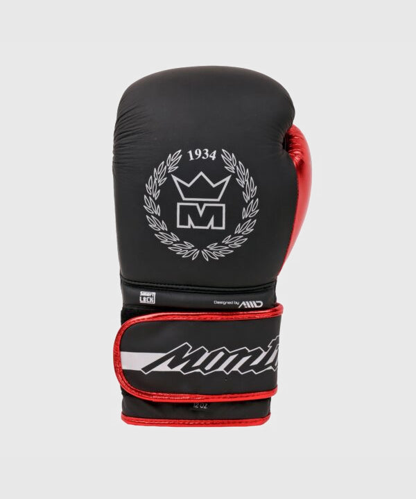 Montana Victory Identity Guantes de Boxeo - Negro/Rojo