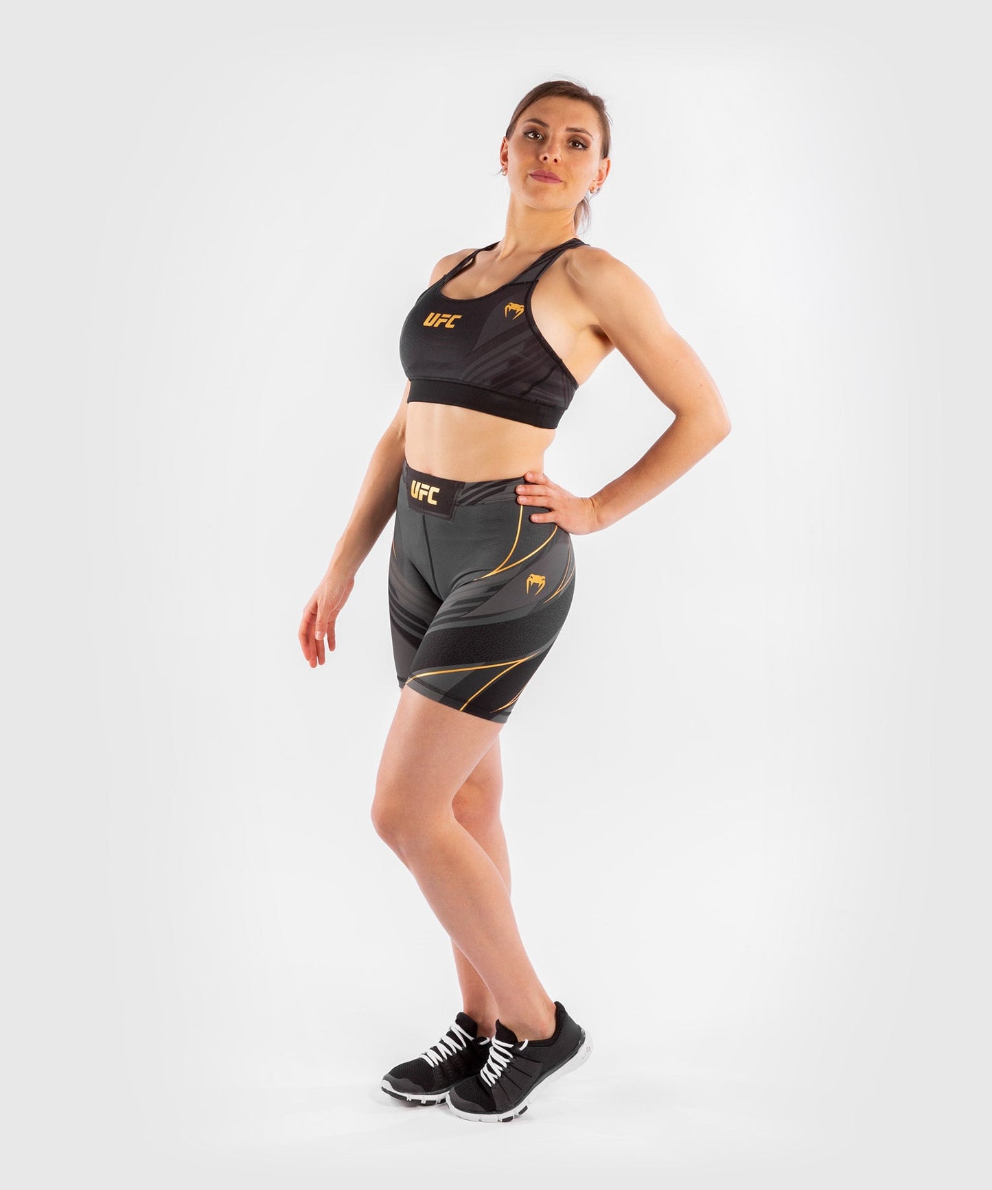 Women's UFC Venum Authentic Fight Night Compression Short - Long Cut - Champion
