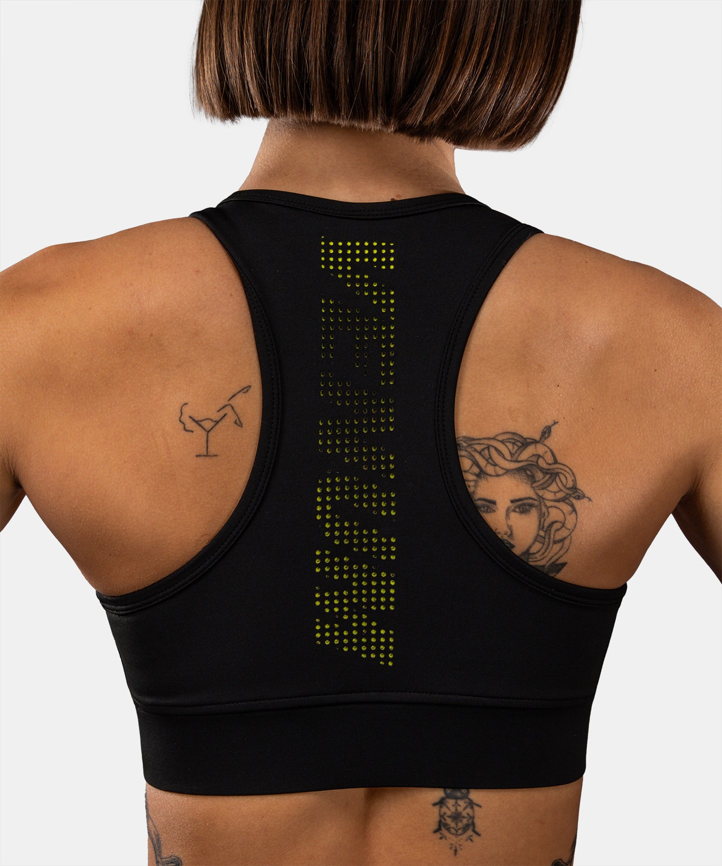 Venum Lazer Women's Sports Bra - Black/Yellow