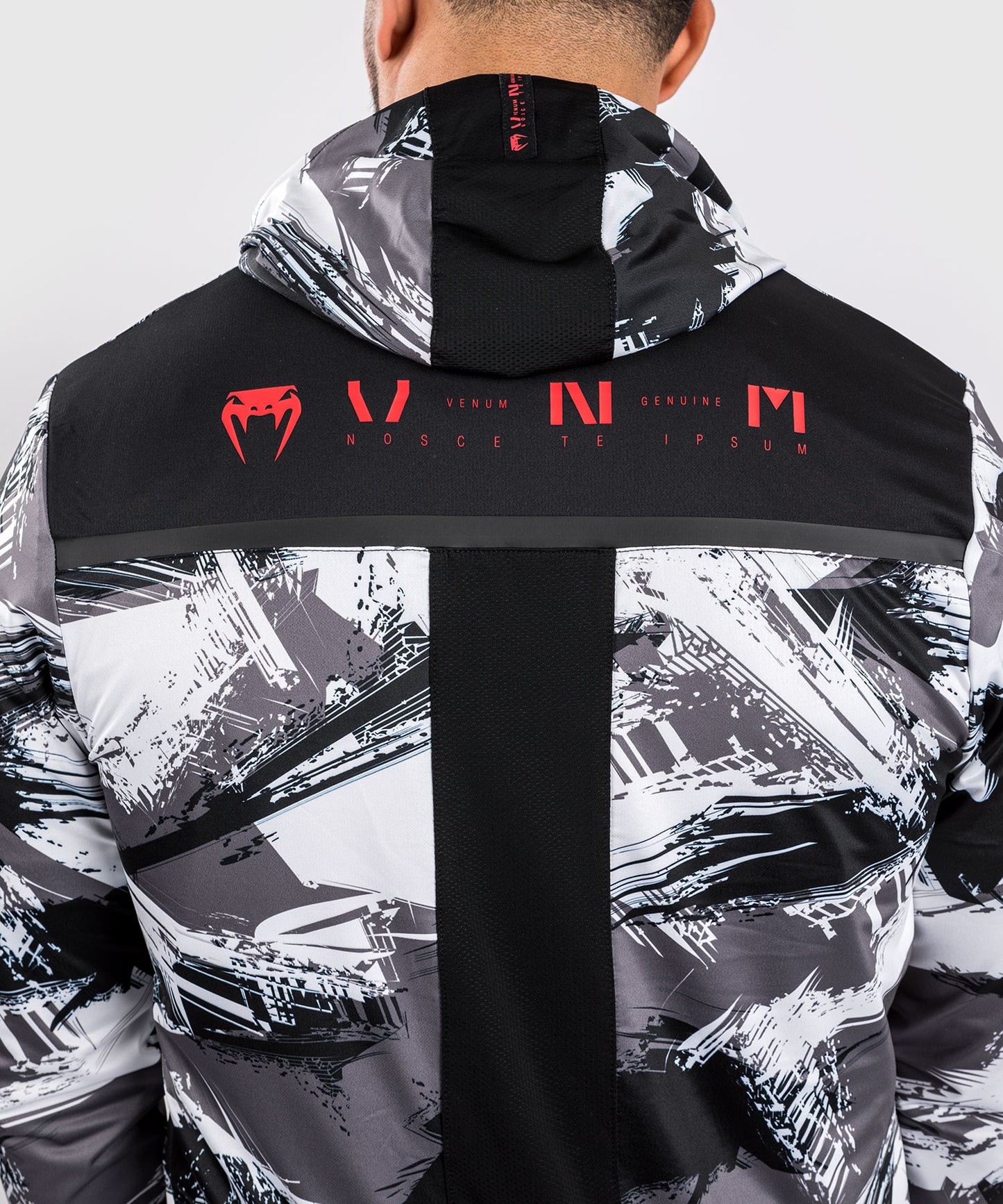 Venum Electron 3.0 Felpa con cappuccio - Grigio/Rosso