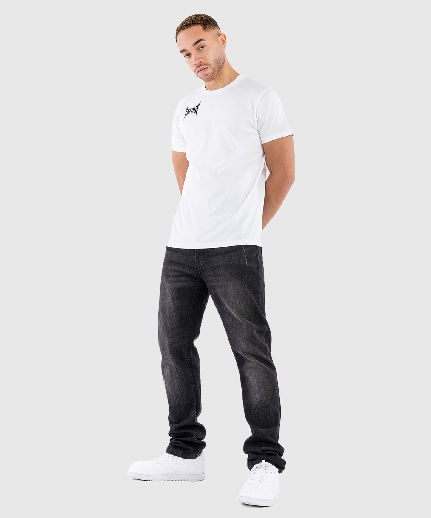 T-shirt Tapout Octogon - Blanc/Noir