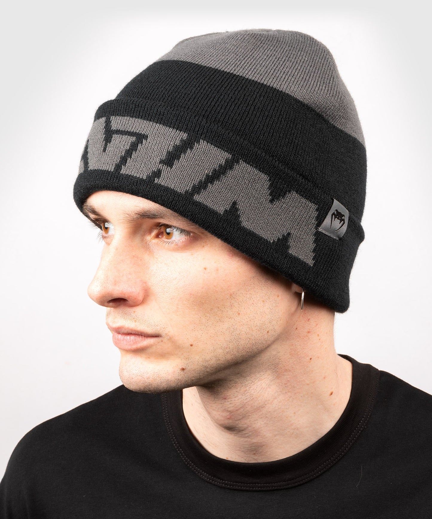 Bonnet Venum Connect - Noir/Gris Foncé