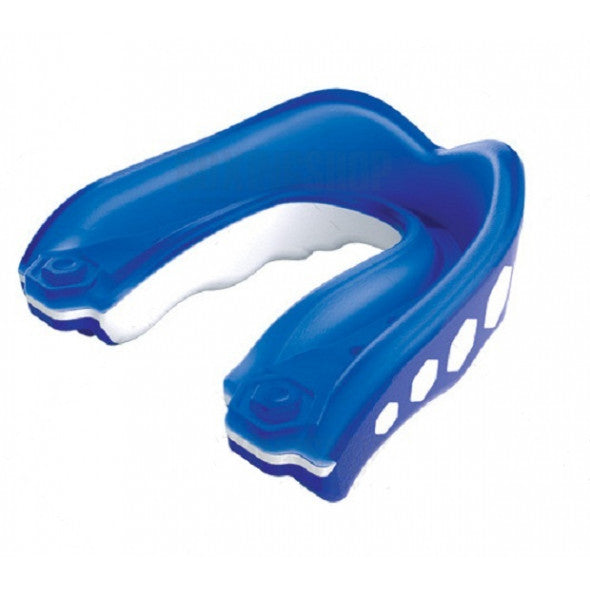 Protège-dents simple Shock Doctor "Gel Max" - Adulte - Bleu/Blanc