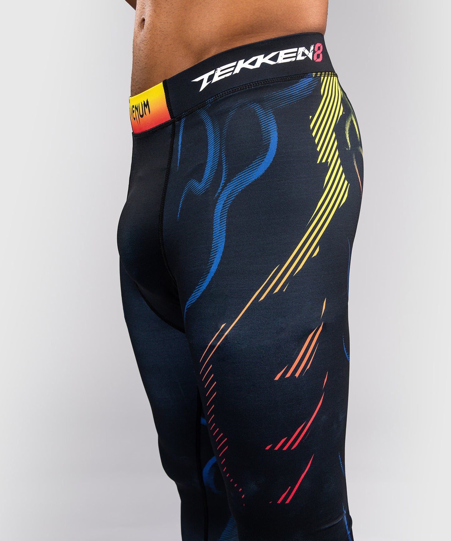 Pantalon de Compression Yoshimitsu Venum x TEKKEN 8 - Noir/Orange