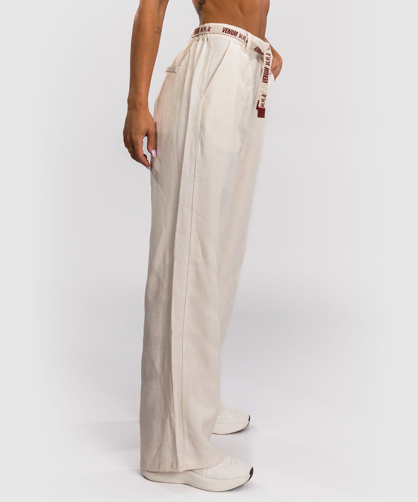 Venum Serpenti Pantalones Mujer – Marfil/Burdeos