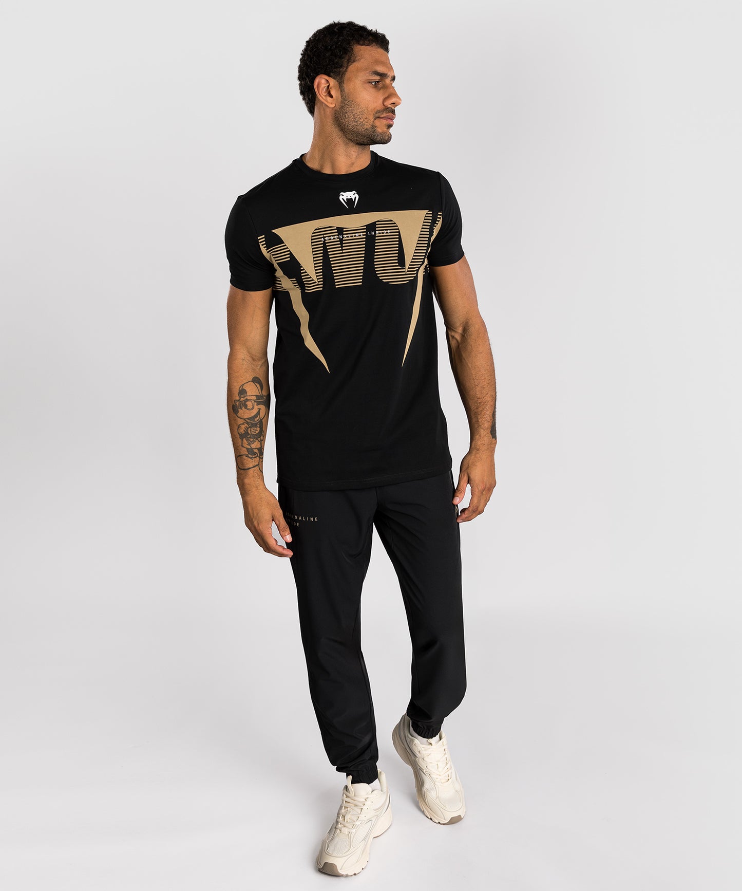 Venum Adrenaline T-Shirt – Nero/Sabbia