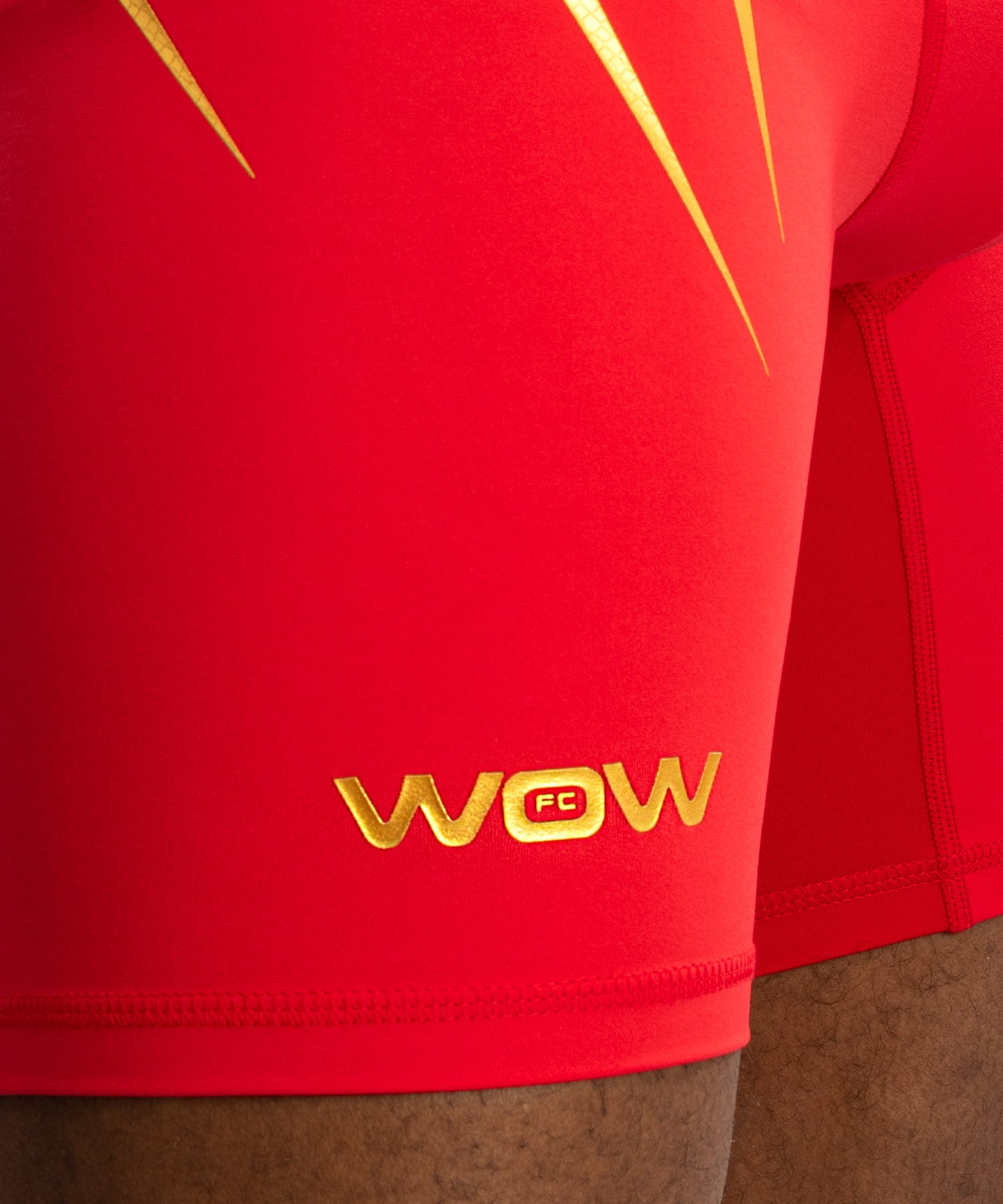 Venum x WOW FC Herren Vale Tudo Shorts - Fury Red/ Gold