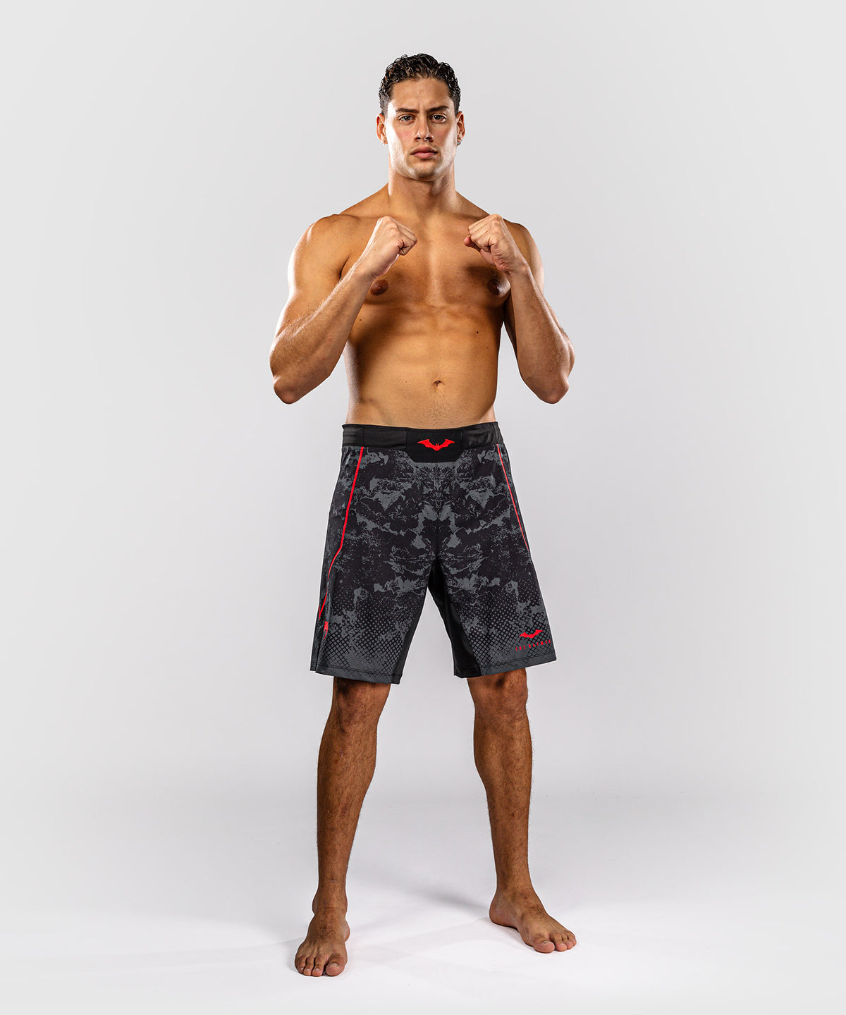 Short de Combat Venum x Batman - Noir/Gris/Rouge