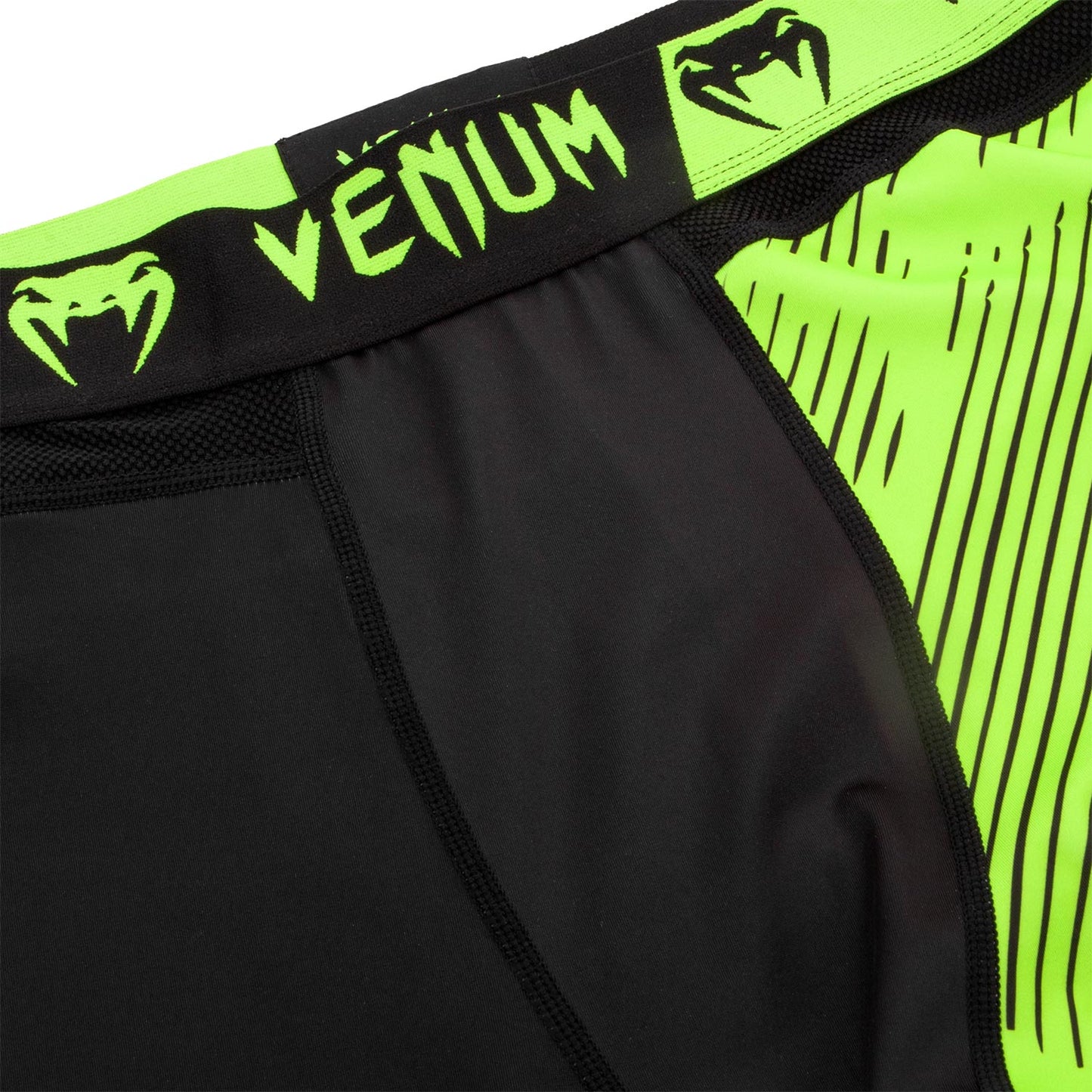 Venum Training Camp 2.0 Compression Pants - Black/Fluorescent Yellow