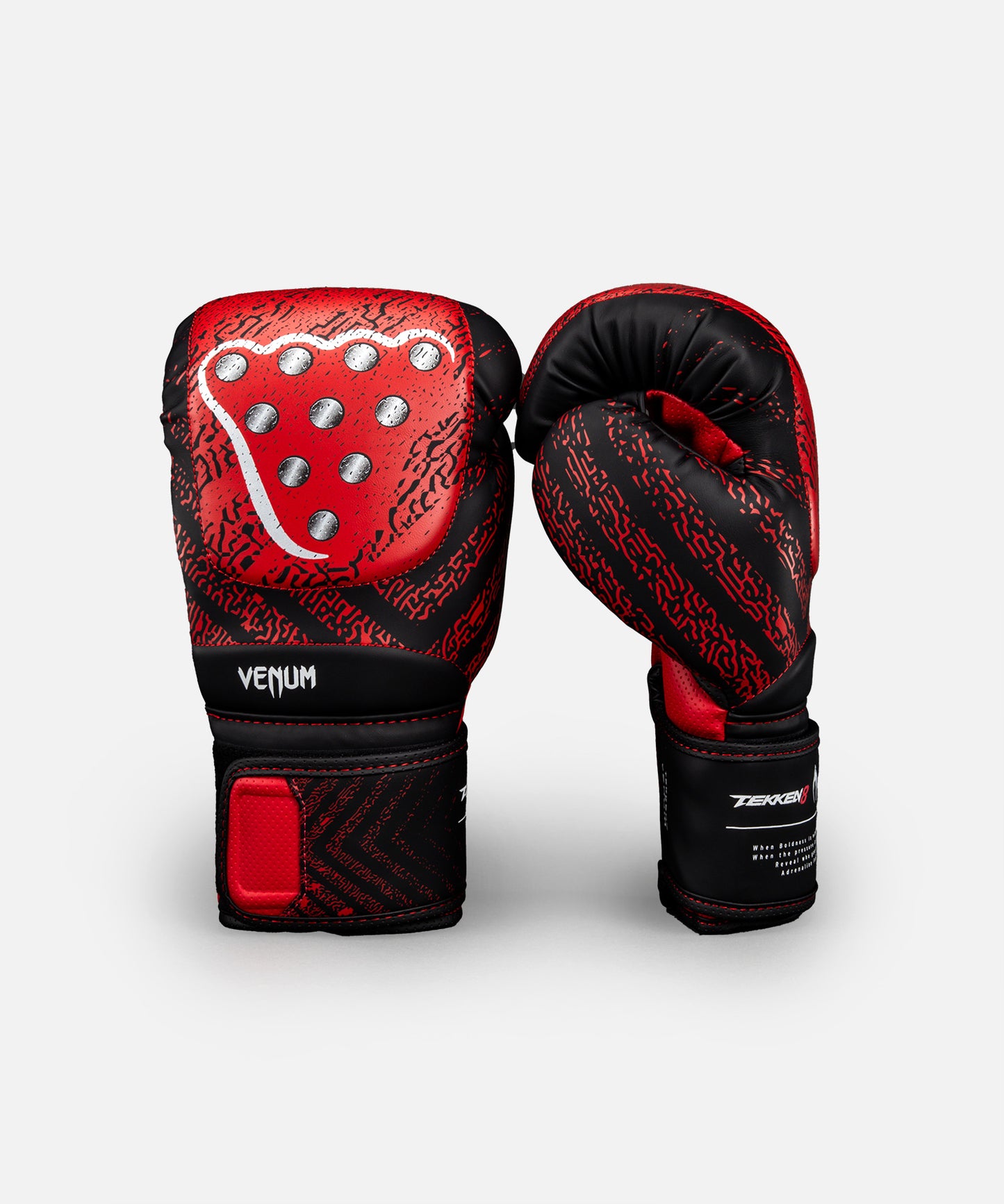 Gants de Boxe Kazuya Venum x TEKKEN 8 - Rouge/Noir