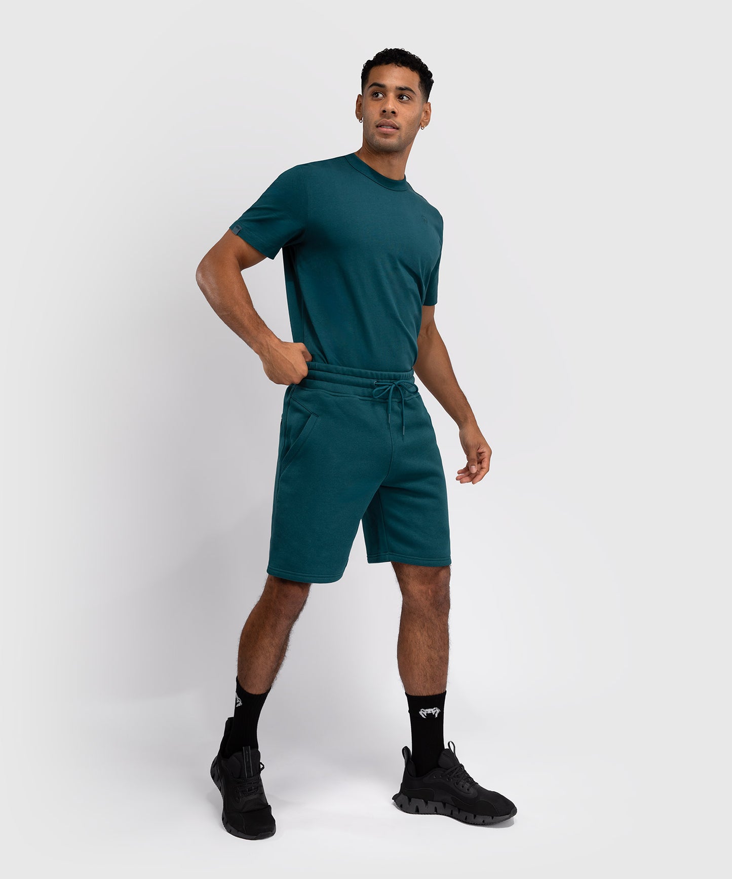 Shorts en Coton Venum Silent Power - Paon Green