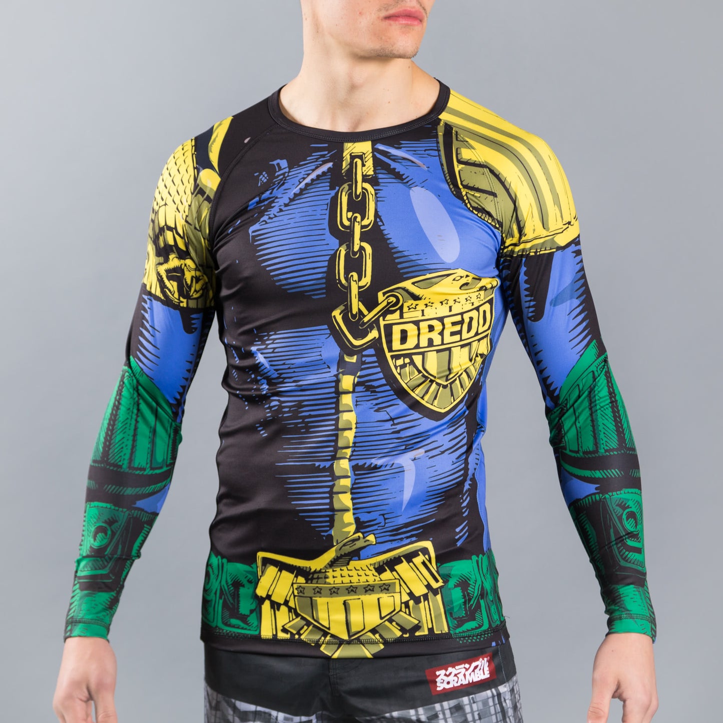 Rashguard Scramble X Judge Dredd The Law