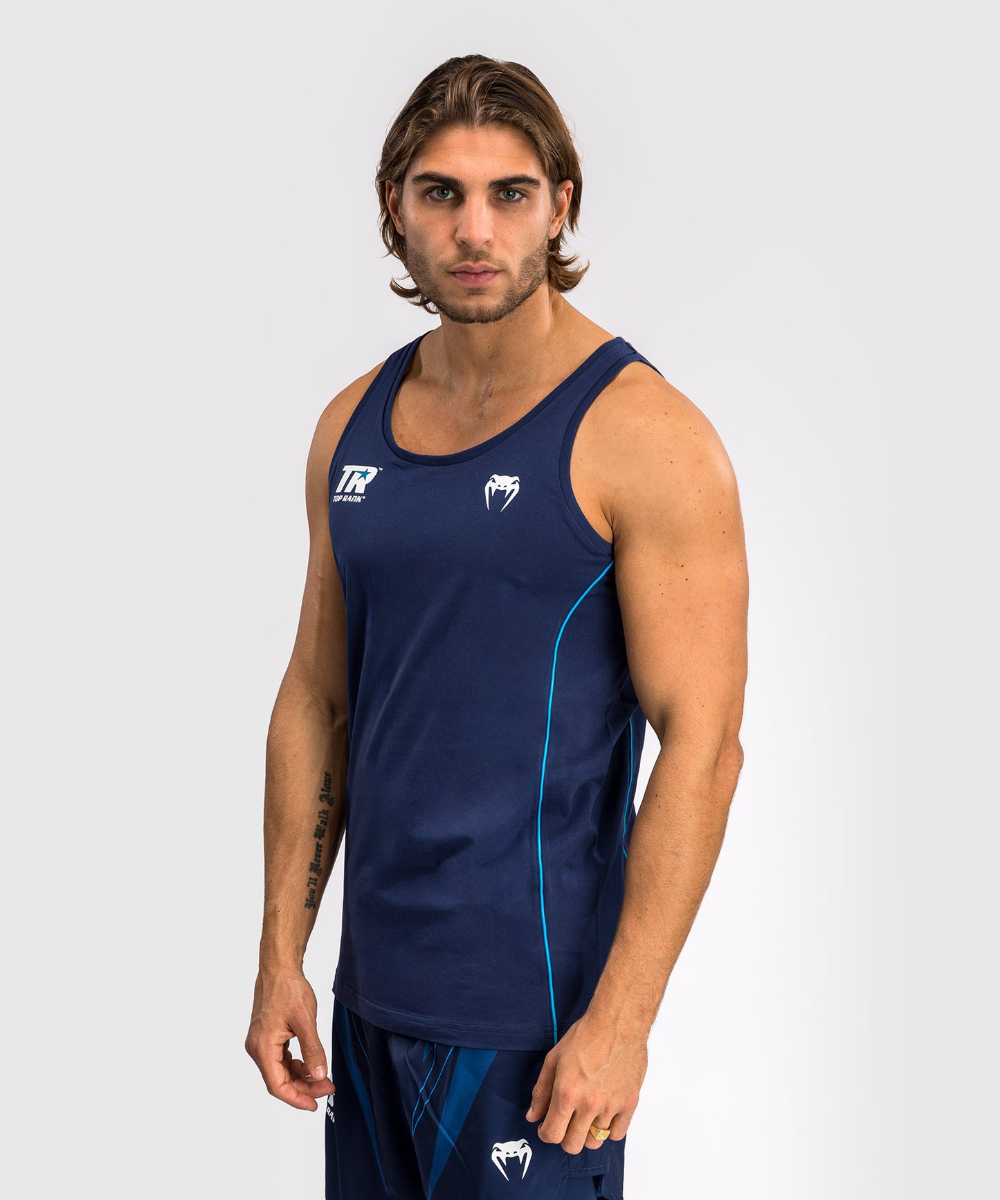 Débardeur Venum x Top Rank Original pour Hommes - Bleu Marine