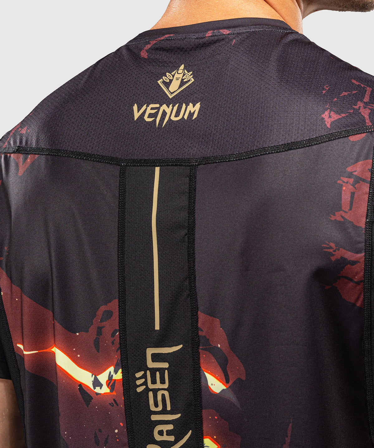 Jujutsu Kaisen x Venum Sukuna Dry-Tech-T-Shirt – Schwarz/Beige
