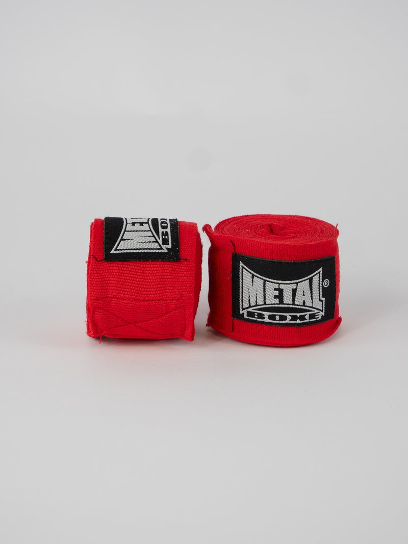 Metal Boxe Hand Wraps – Red