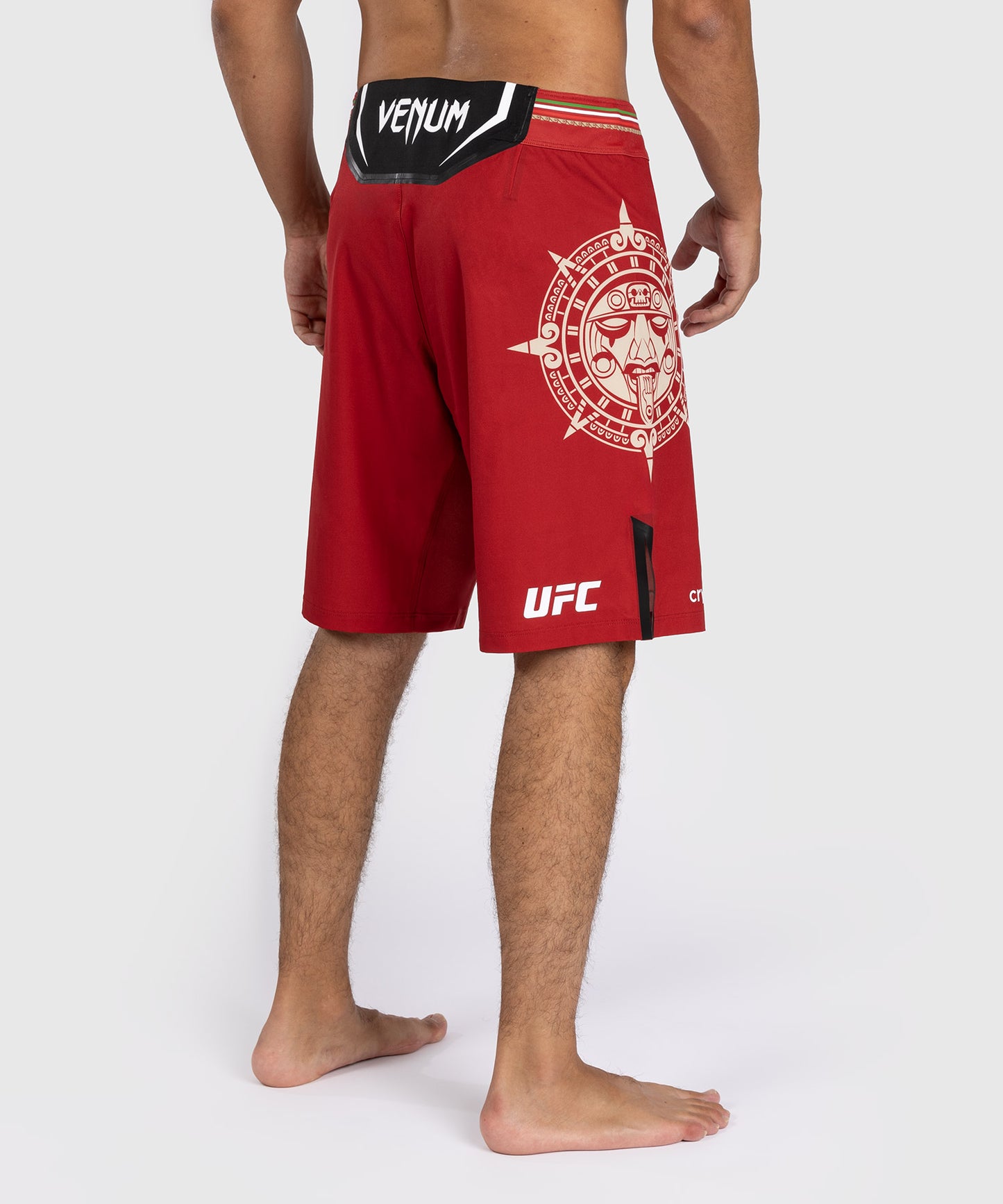 Noche UFC by Venum Authentic Fight Night Herren Kampfshorts - Lange Passform - Rot