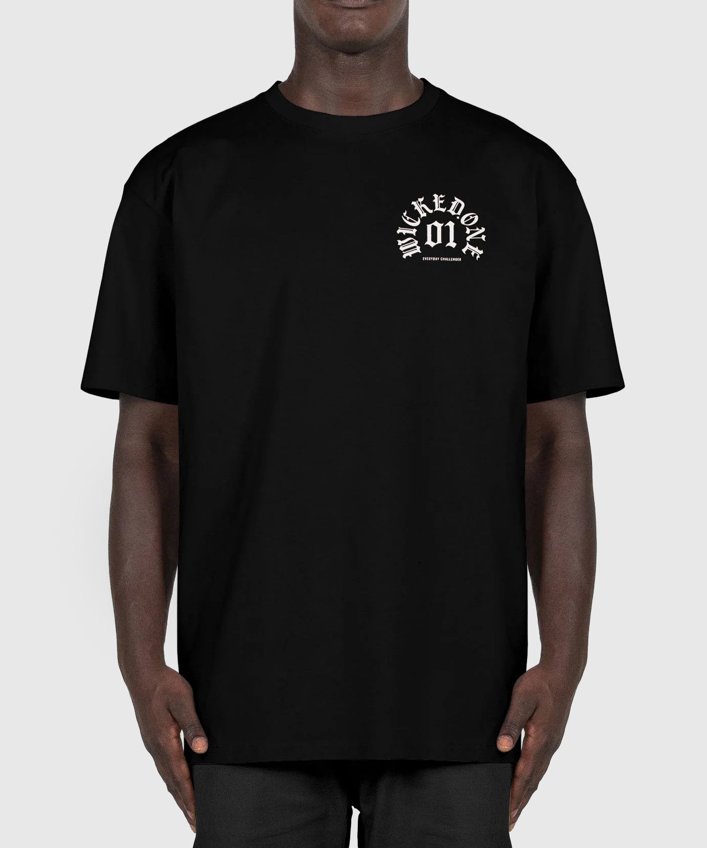 Wicked One Oversize Goat Trainings-T-Shirt - Schwarz