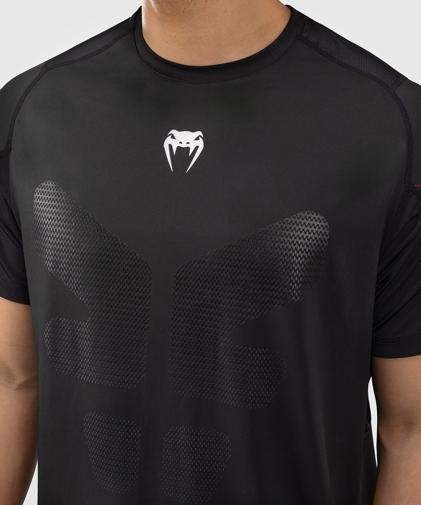 T-Shirt Dry-Tech Venum Tactical XT - Noir/Rouge Feu