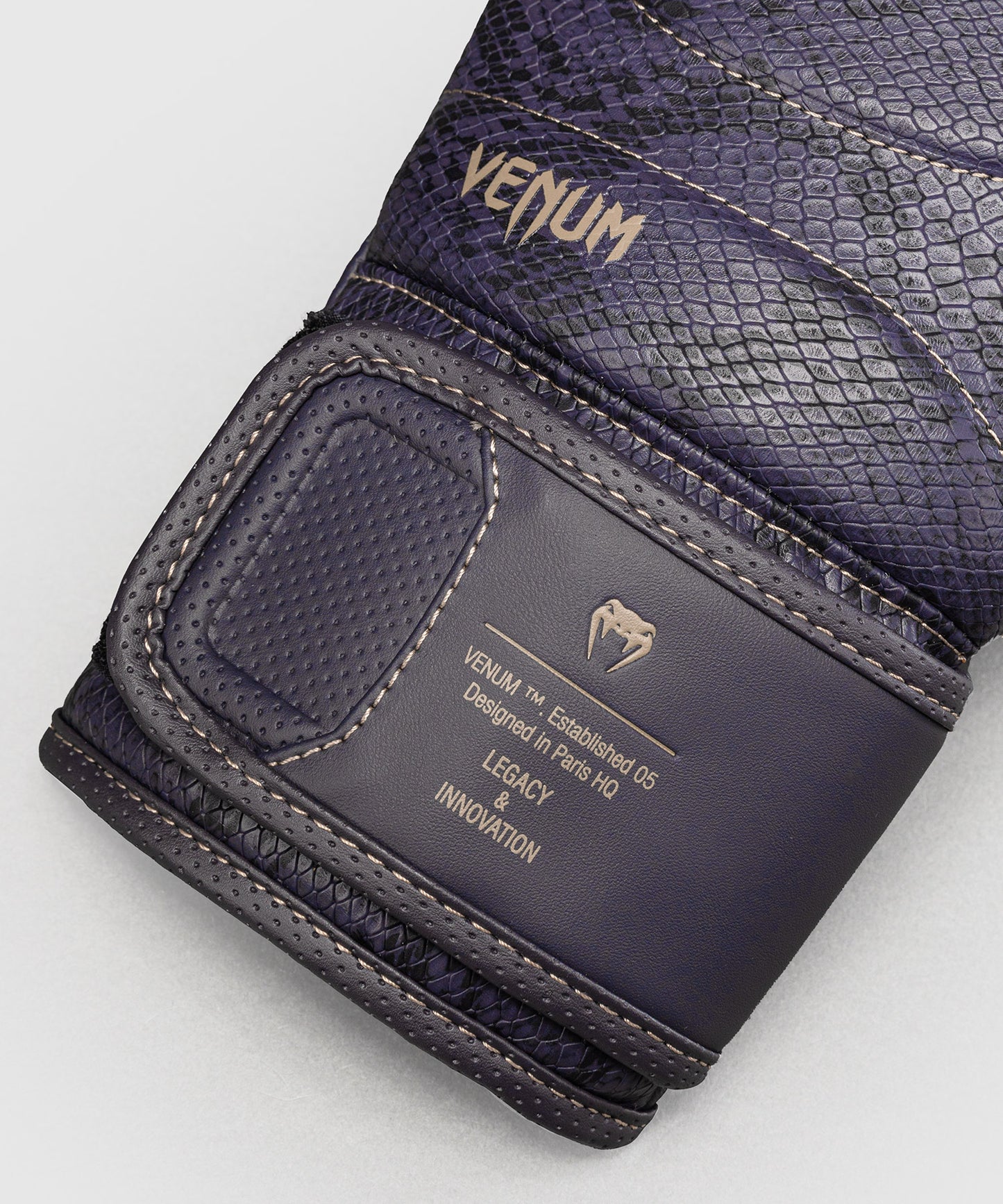 Venum Impact Evo Scales Boxing Gloves - Dark Purple