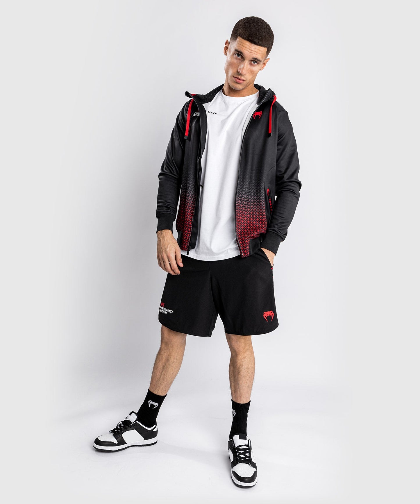 UFC Hooded Sweatshirt Venum Performance Institute - Black/Red