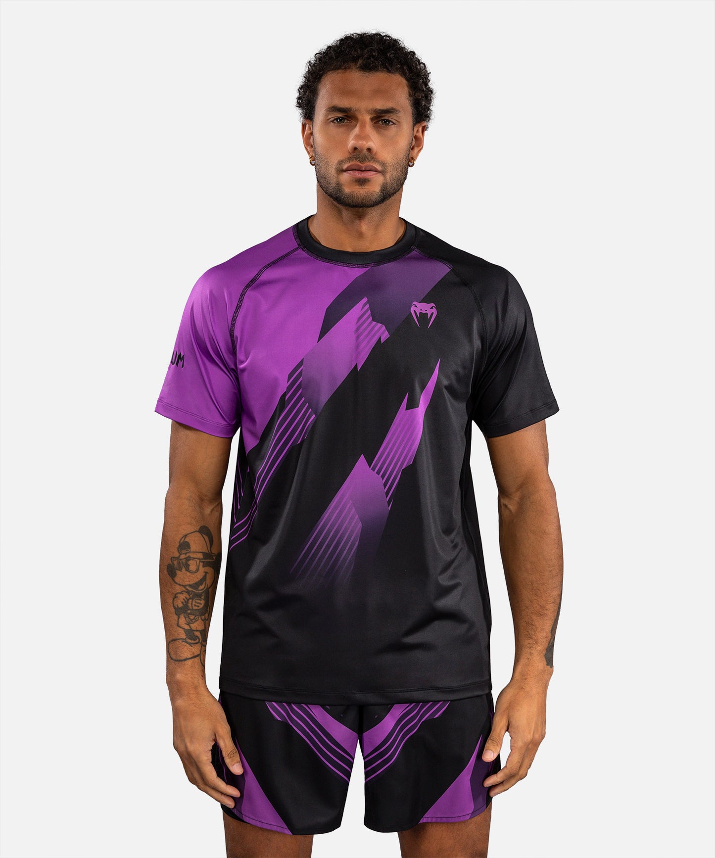 Venum No-Gi 6.0 Dry-Tech T-Shirt - Schwarz/Lila