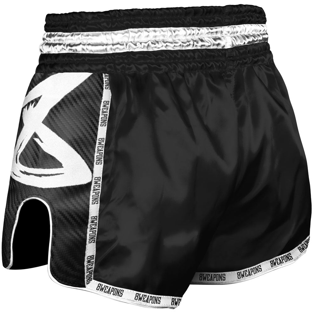 Short de Muay Thai 8 Weapons Carbon - Noir