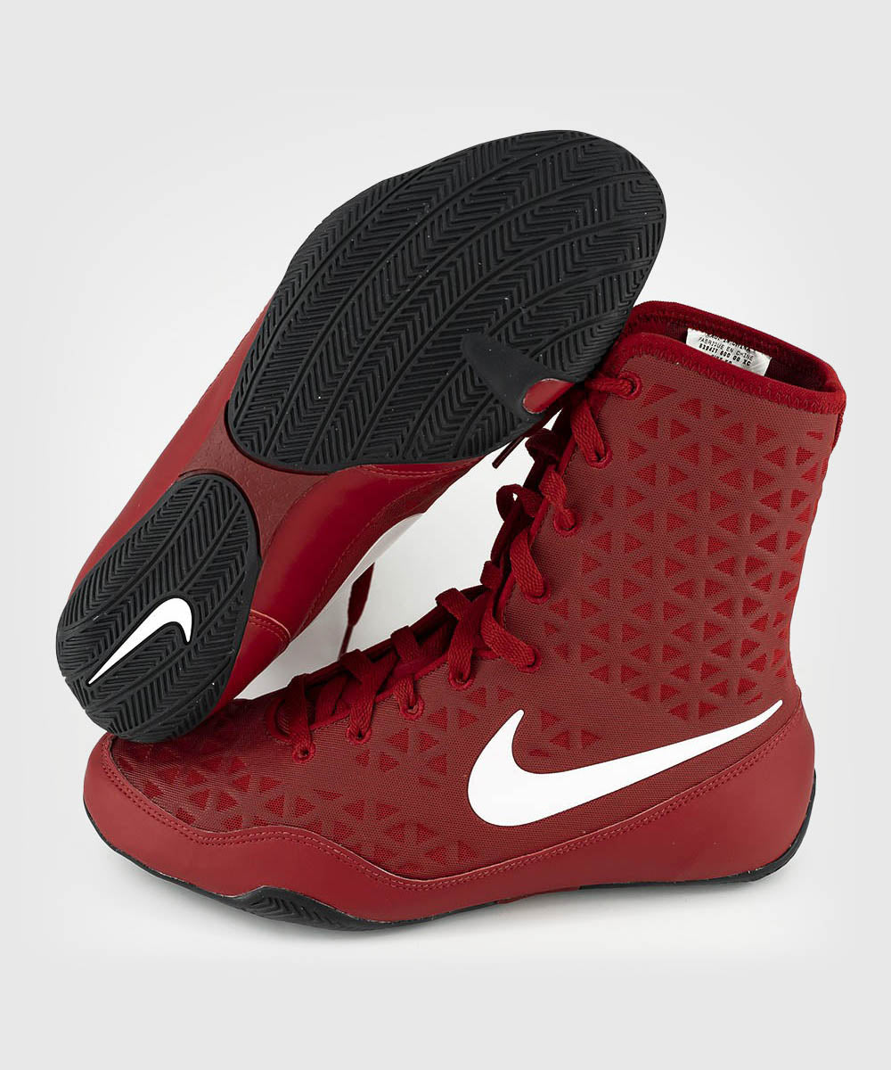 Chaussures de Boxe Nike Ko - Rouge/Blanc