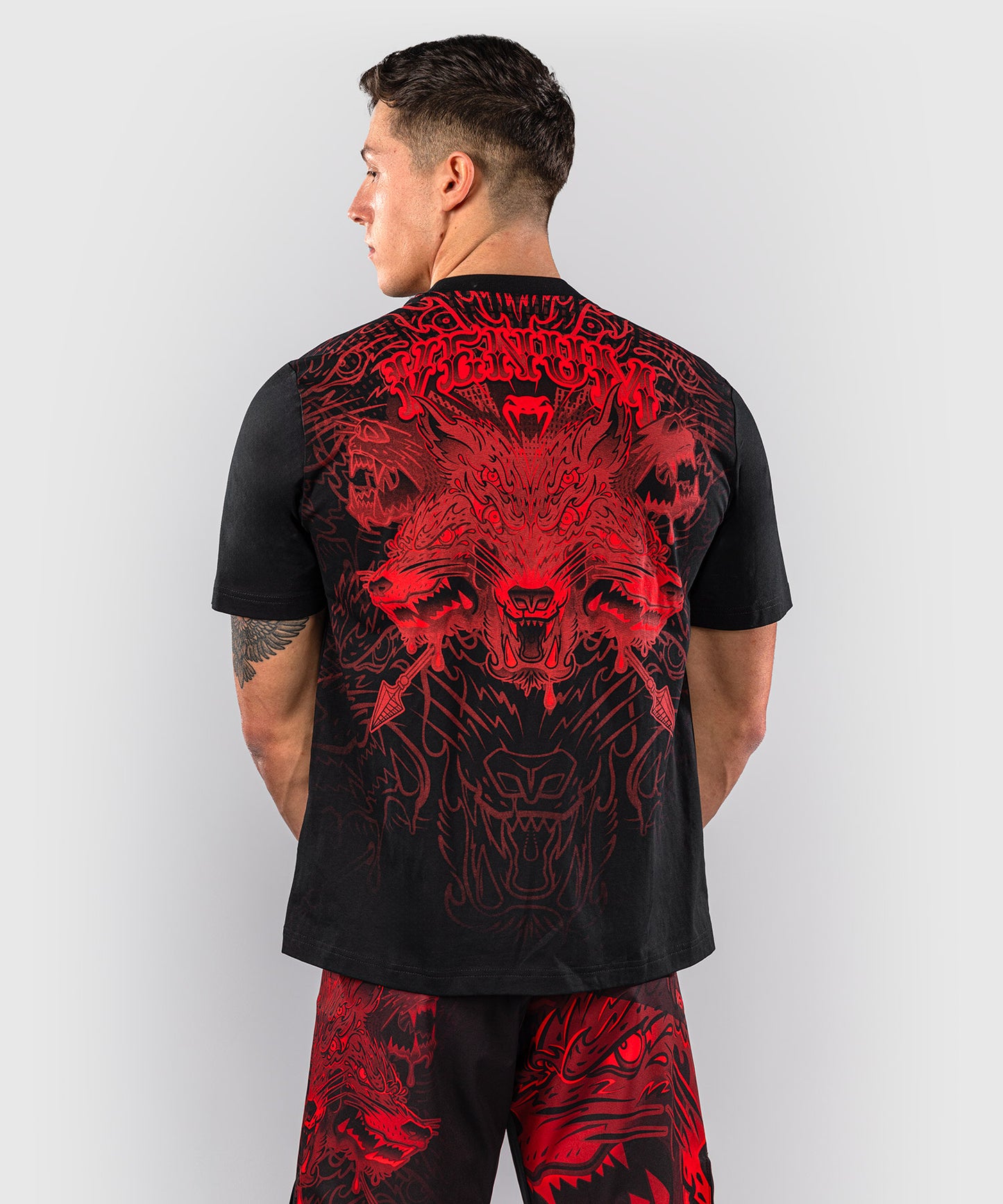 Venum Wolf Atak T-Shirt - Black/Red