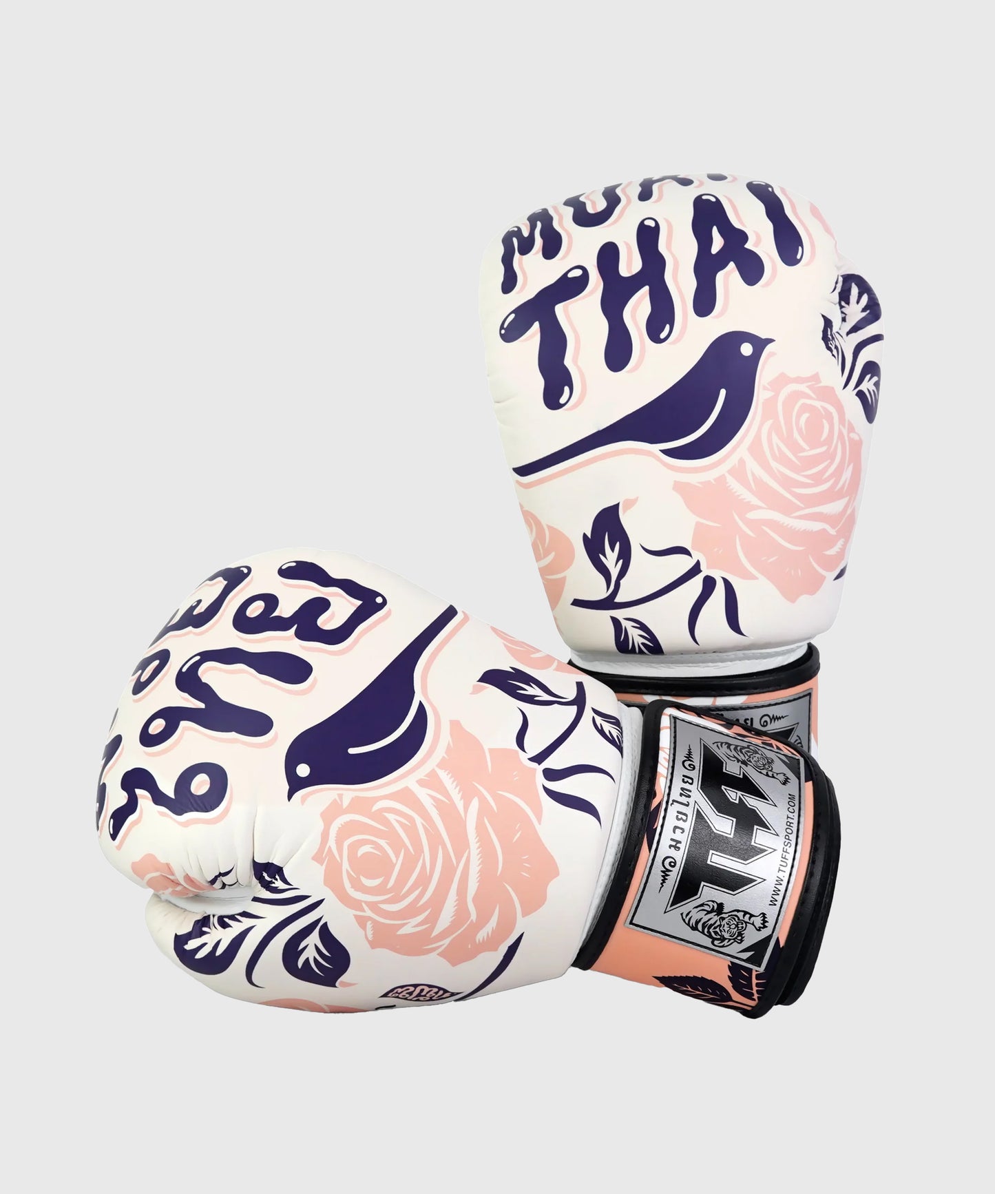 Gants de Boxe Tuff Roses - Blanc/Rose