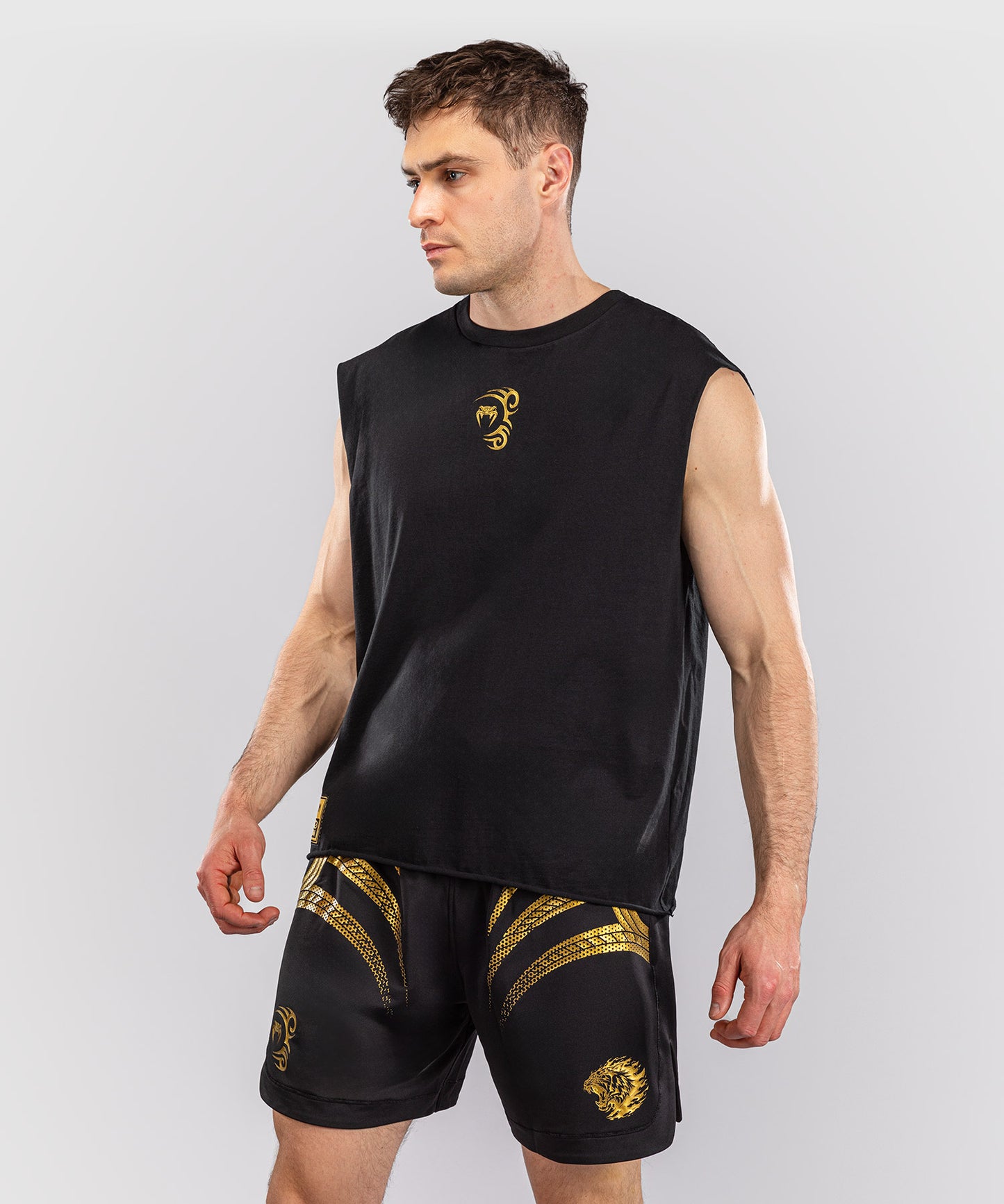 Venum x Mike Tyson Tiger Camiseta Sin Mangas - Negro/Oro