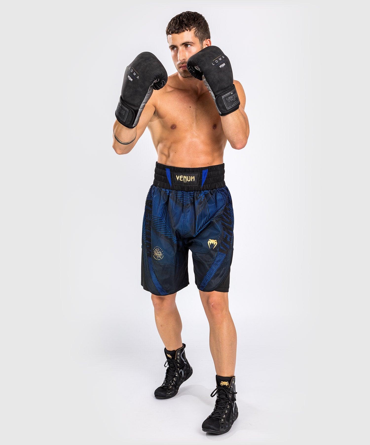 Venum Phantom Loma Boxing Short Black/Blue – Dragon Bleu