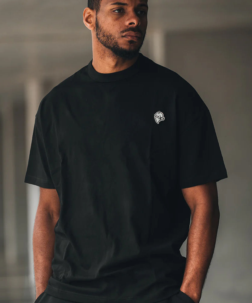 T-Shirt Oversize Pride Or Die Fearless - Noir